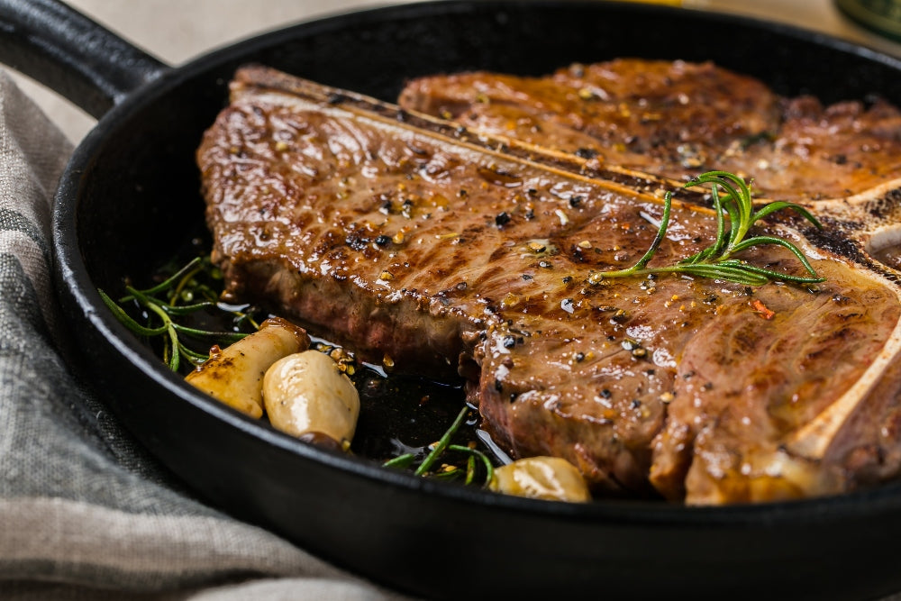 Pan seared t shop bone steak recipe